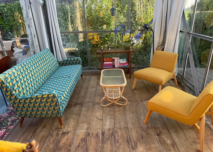 Vrijstaande Glamping De Kas Nyaraló Hank