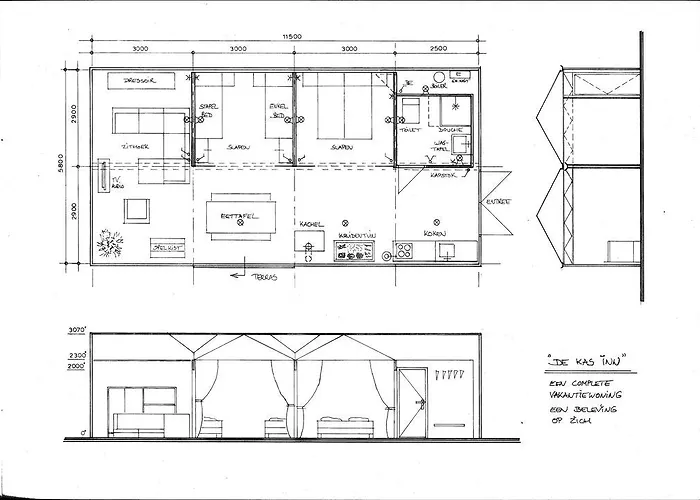 Vrijstaande Glamping De Kas Holiday home
